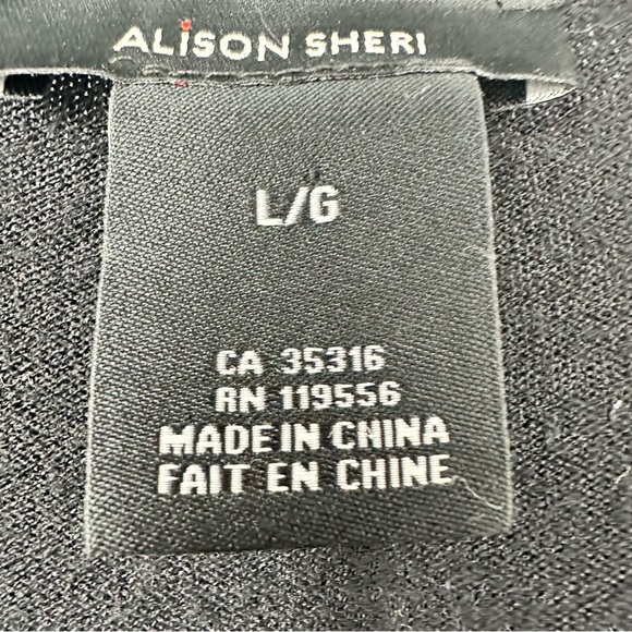 Alison Sheri Cardigan Sweater Colorful Buttons Womens Large Long | O1982 - Picture 3 of 7